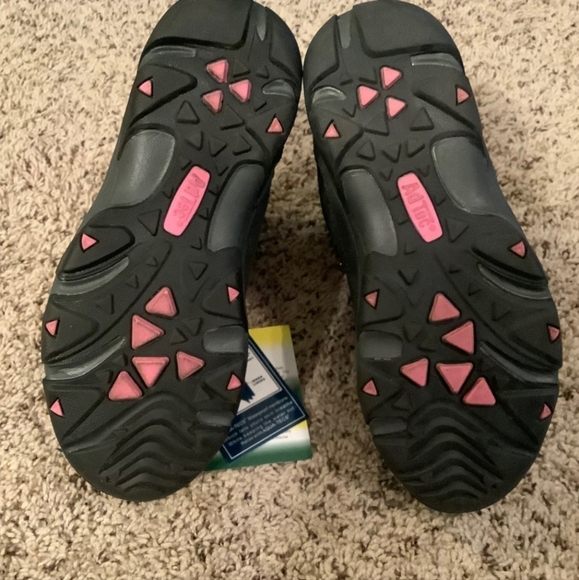 Ad Tec Women’s Waterproof Boots Size 8 Black Pink - Picture 3 of 4